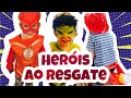 VAMOS BRINCAR DE SUPER HEROIS | brincar de faz de conta para criança