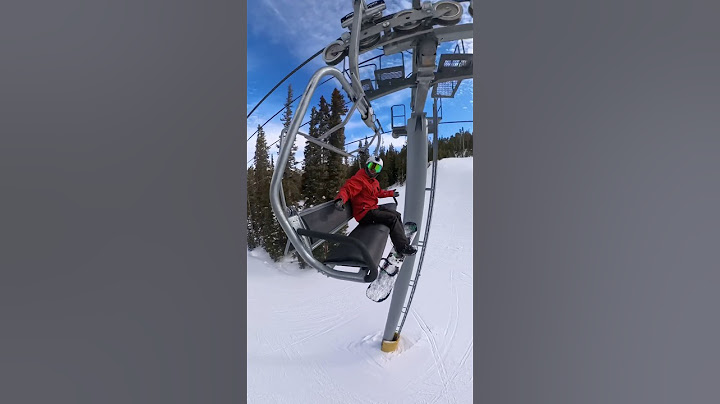 No Safety Bar Ski Lift