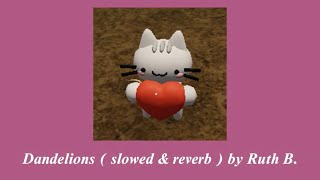 Dandelions ( slowed & reverb ) by Ruth B. 1 hour with lyrics