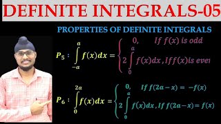 13. PROPERTIES OF DEFINITE INTEGRALS | P5 AND P6 | IMPORTANT BOARD PROBLEMS Net Worth