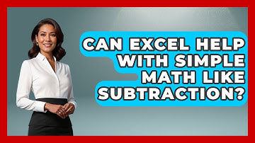 Can Excel Help With Simple Math Like Subtraction? - Docs and Sheets Pro