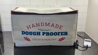 Large Collapsible Dough Proofing Box Review | Perfect Sourdough Rise (50–130°F) + Real Dough Demo