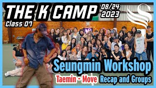 [The K Camp NY 2023] Seungmin Choreography | Taemin - Move | Class Recap