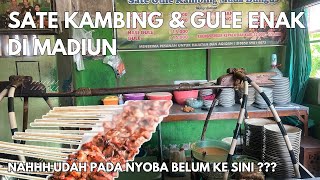 Sate Gule Kambing Muda Dungus Madiun | Emang jossssss