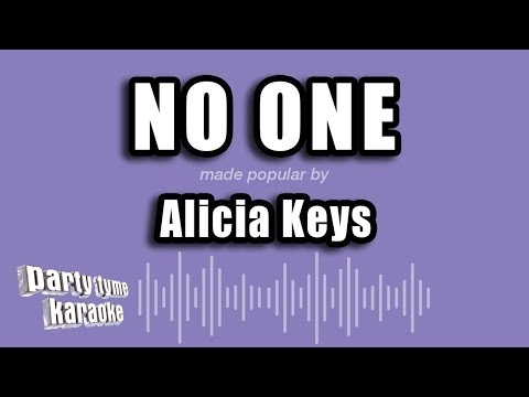 Alicia Keys - No One (Karaoke Version)