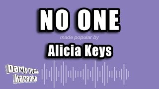 Alicia Keys - No One (Karaoke Version)