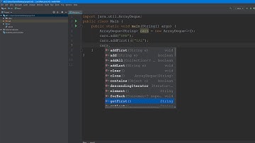 Язык программирования Java - урок №35 (Класс ArrayDeque)