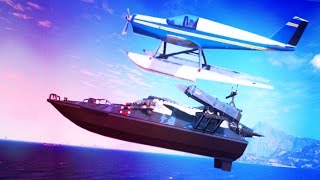 ROCKET BOAT VS PLANE STUNT IN JUST CAUSE 3!