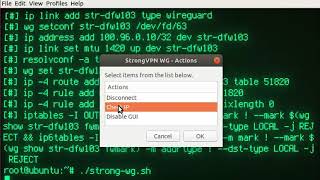 StrongVPN WireGuard® CLI / GUI script for Linux Video Demo
