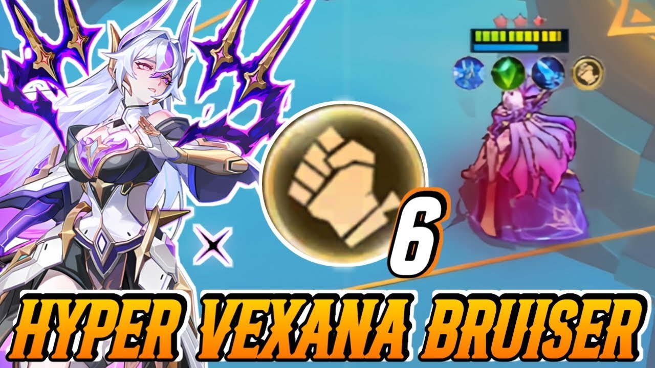HYPER VEXANA BRUISER FULL DAMAGE !! COMBO TERKUAT MAGIC CHESS GO GO 