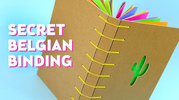 Secret Belgian (Crisscross) Bookbinding Tutorial