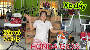 HONDA GX35 máy cắt cỏ xe đẩy đầu nổ chạy thuyền  bơm nước gắn nén xịt thuốc ☎️0918978817 Hồng Ni