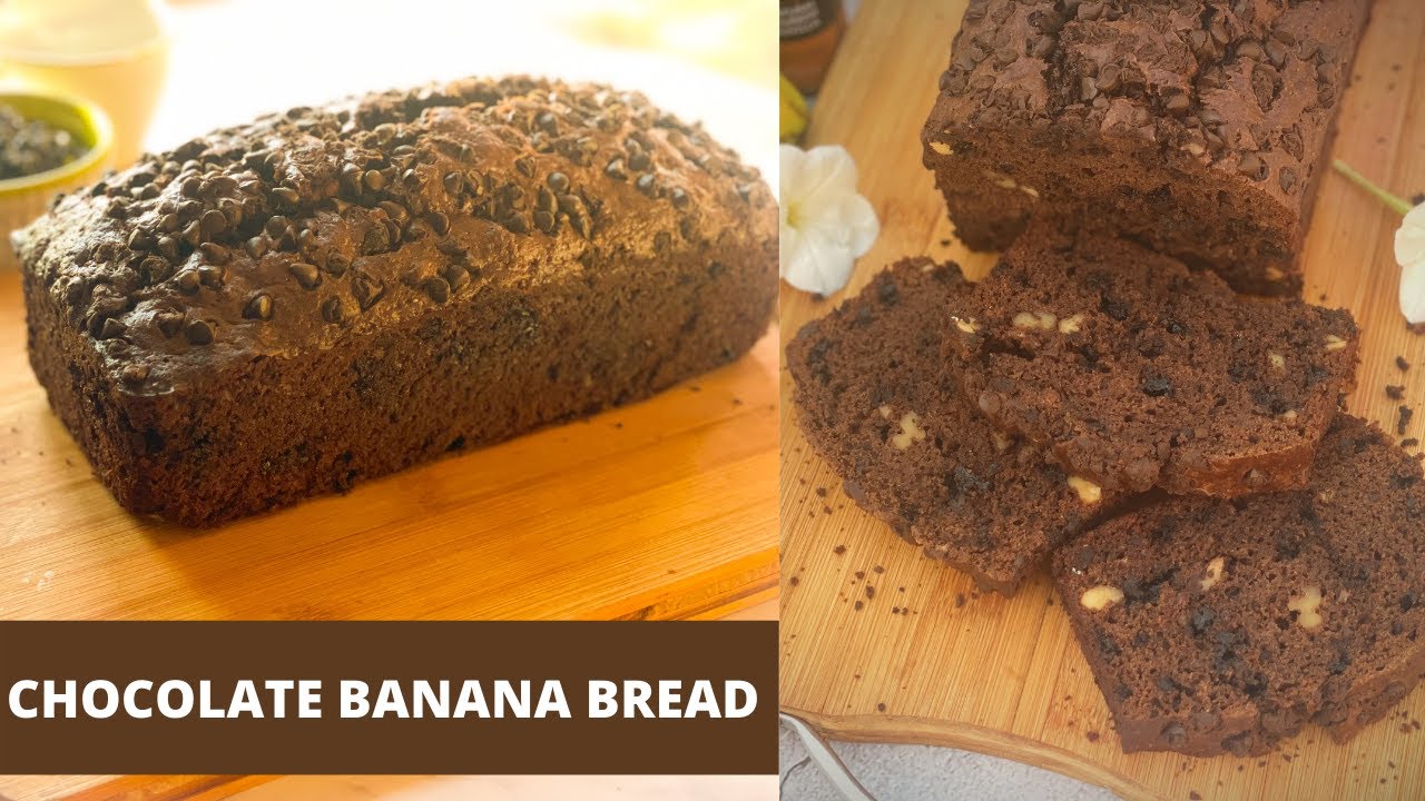 HOW TO MAKE CHOCOLATE BANANA BREAD | EASY CHOCOLATE BANANA BREAD RECIPE | Deepali Ohri