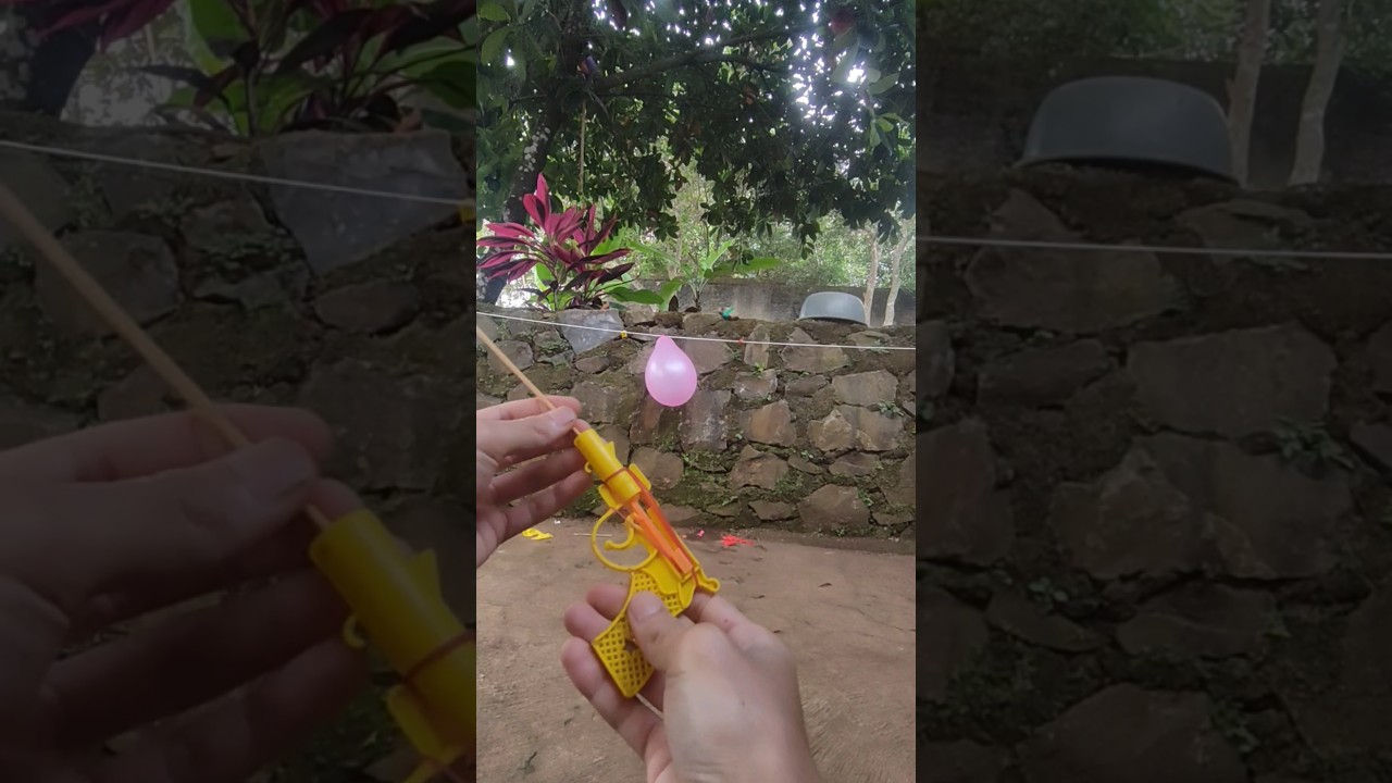 Bamboo Creations with mini slingshots 