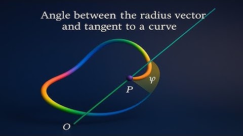 angle between the radius vector and tangent for a curve|| polar coordinates || problem 3