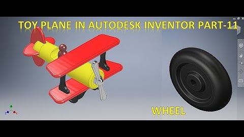 Toy Plane in Autodesk inventor Part 11 || Inventor Tutorial for Beginners || Toy Plane Assembly