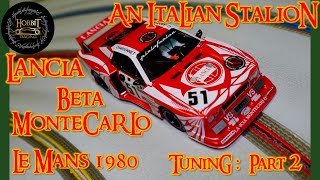 Lancia Beta Montecarlo, Part 2: 1/32 Scale Tuning:  #51, Le Mans 1980