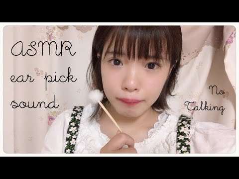 【ASMR】耳かき（No Talking）【日本語字幕】