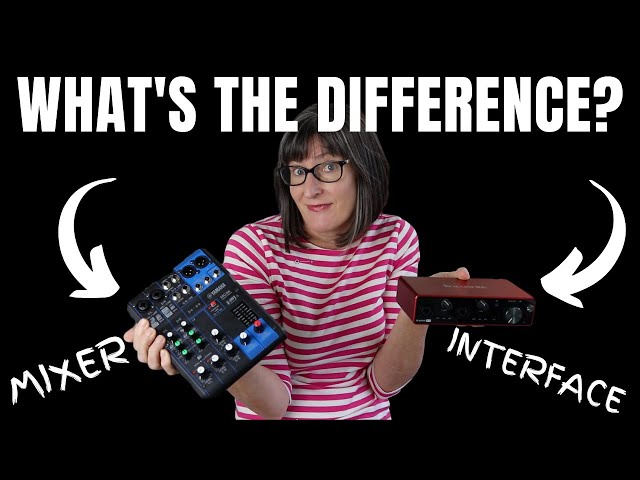 Audio Interface vs Mixer - What is the Difference? class=