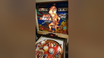 Big Brave Pinball machine in action