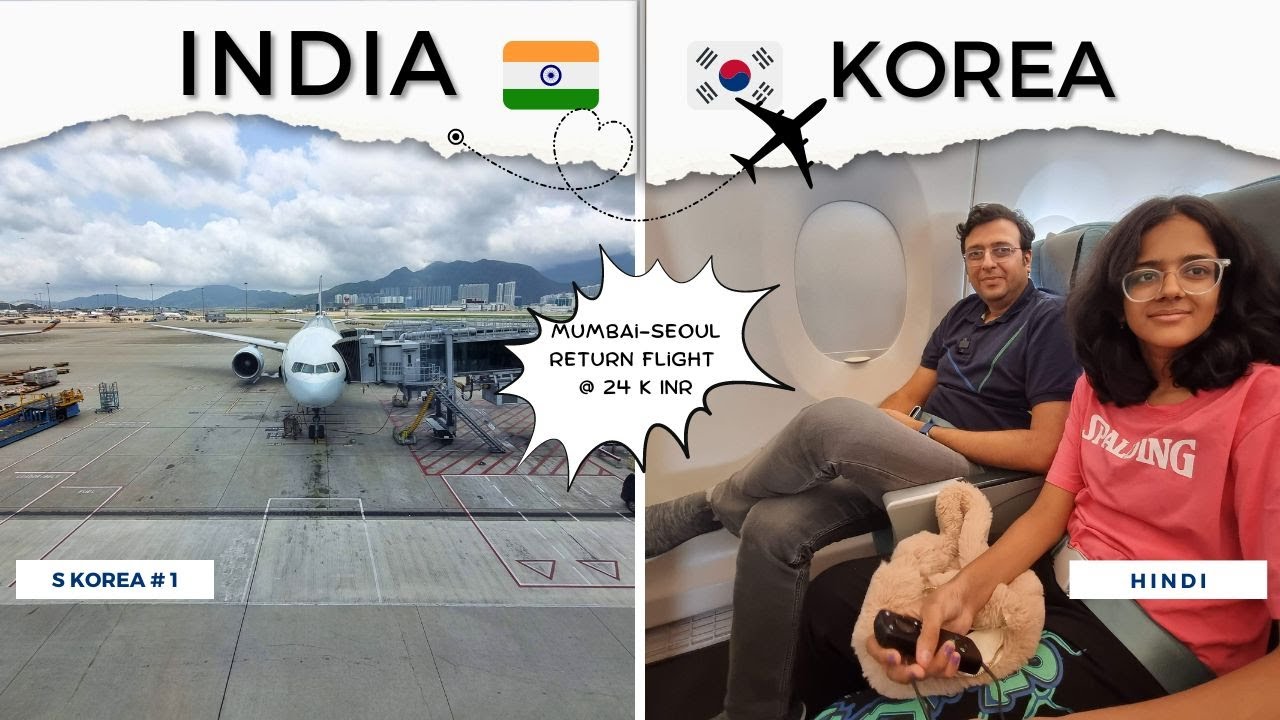 travel cost from india to south korea