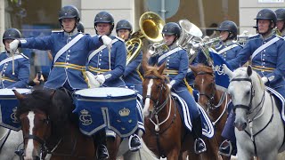 Mounted Changing Of The Guard Stockholm - Royal Swedish Cavalry Band, Livgardets Dragonmusikkar