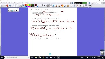 6.3 Finding probabilities of normal distribution