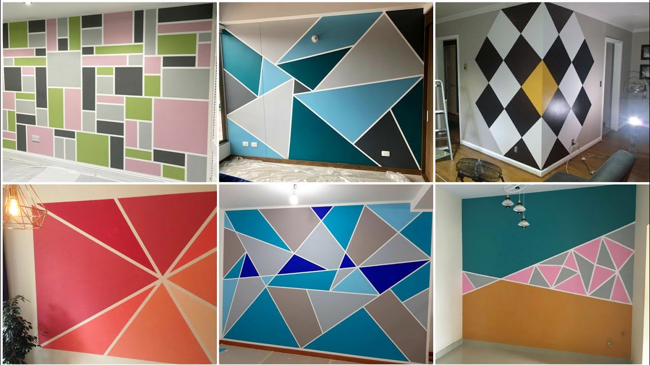 Creative Geometric Wall Art Painting Design for Home interior Accent