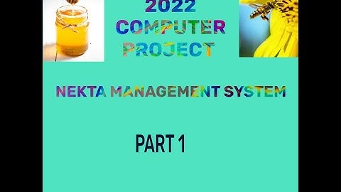 NEKTA MANAGEMENT SYSTEM PART 1