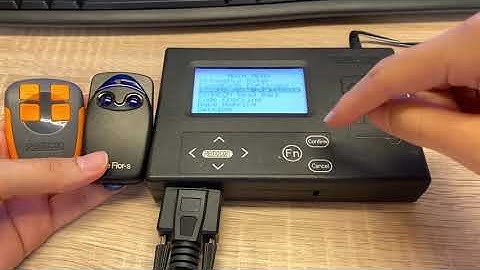 Copy a Nice-Flor-s remote to RMC-255CHML via HCD-900 and program RMC-255CHML to the receiver.