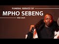 Mpho Sebeng  Funeral Service 😭💔//South Africa Youtuber