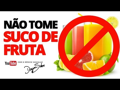 NÃO TOME SUCO DE FRUTA. URGENTE!  | Dr. Dayan Siebra