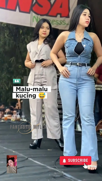 Malu-malu kucing nih #dangdut #dindateratu #ojing