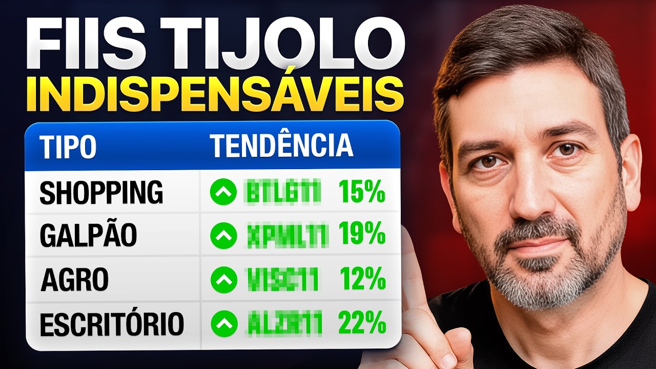 4 FIIS DE TIJOLO para FICAR DE OLHO em 2026 (Shopping, Agro, Galpão e Escritório)