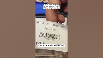 Weigh, Bill & Print in Seconds! 💡 #EssaeMachine #linusbusinesssolutions