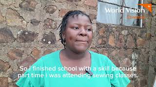 || I WAS ONCE A SPONSORED CHILD || This is Sakhile (23), an entrepreneur, artisan and a visionary. by World Vision Eswatini 62 views 1 month ago 2 minutes, 21 seconds