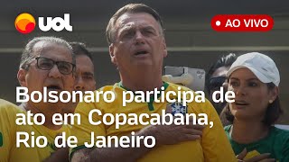 🔴 Ato de Bolsonaro em Copacabana reúne autoridades e apoiadores no Rio de Janeiro; ao vivo