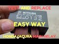 How to Test and Replace Main Relay | Honda Acura 92-00 | Car No Start