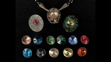 Setting Rhinestones in Polymer Clay and Resin