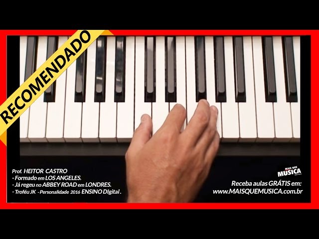 PIANO VIRTUAL PARA AJUDAR A CRIAR VIDEO AULA DE PIANO MUITO TOP 