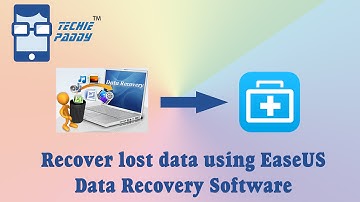 Recover Lost Data using EaseUS Data Recovery Software