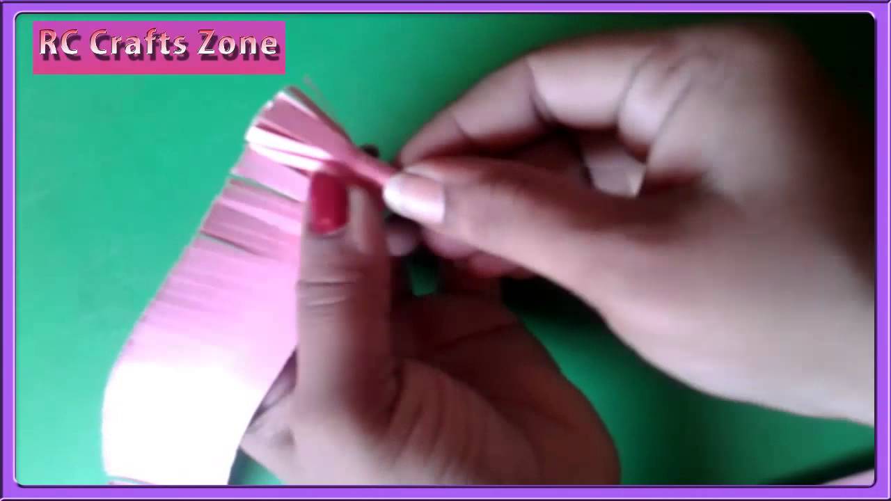 easy paper flower making craft for children paper flower craft youtube