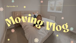 Moving Vlog #2 | B&Q Trip, Laying Flooring, Painting Update and New Bed