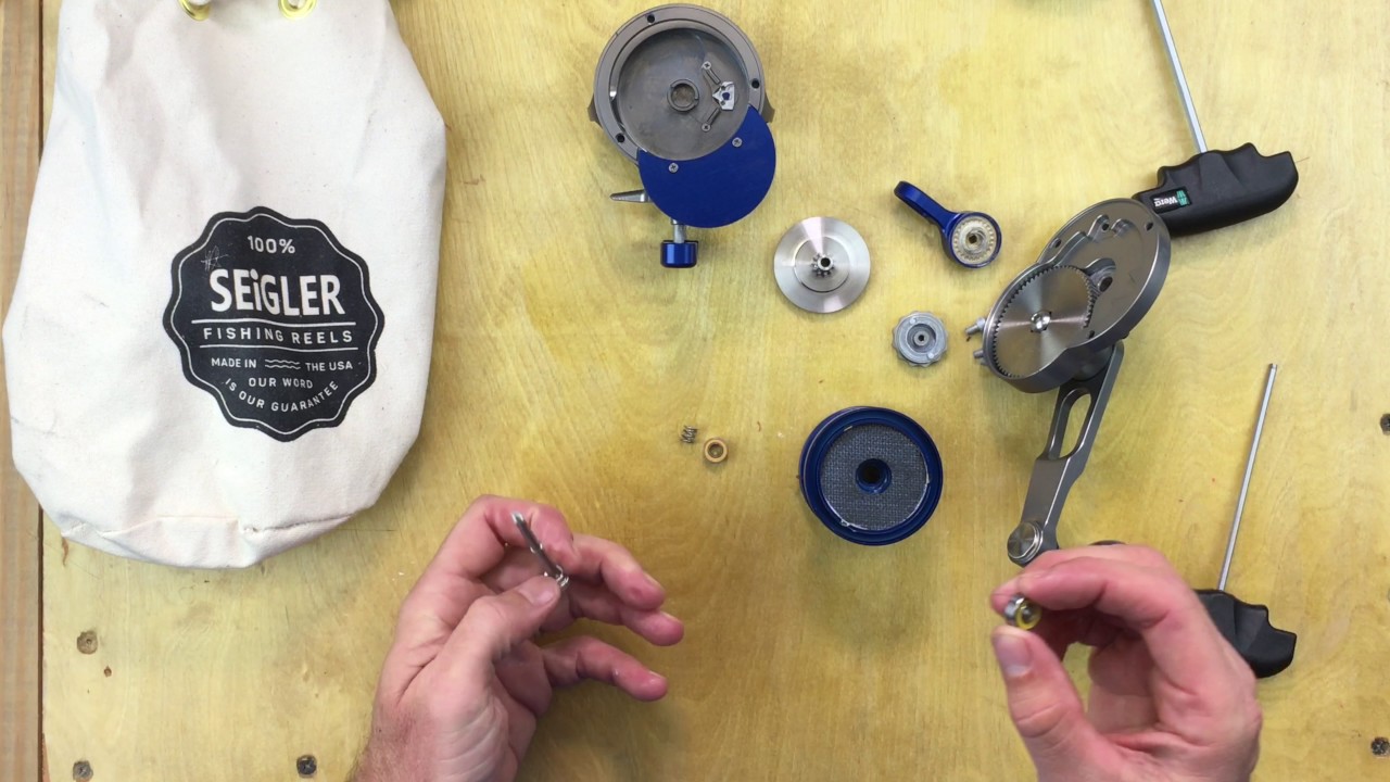 Inside a SEiGLER Reel: Large Game Narrow Tear Down - YouTube