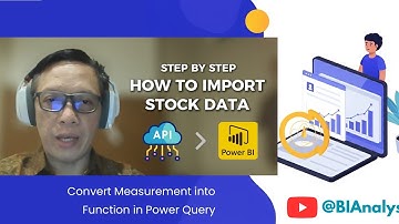 How to Scrapping / Import Stock Data Using API in Power BI