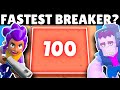 100 WALLS RACE TEST! WHO IS THE FASTEST WALL BREAKER?