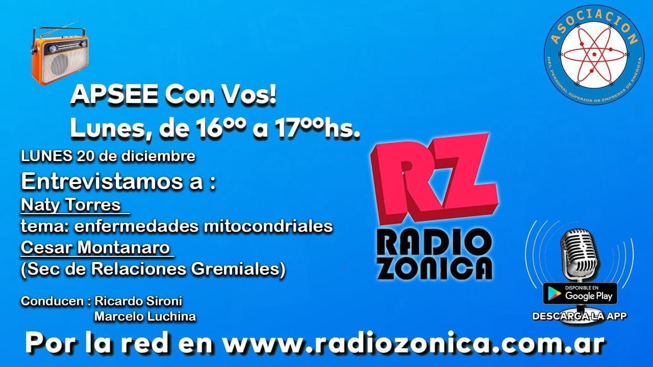 APSEE CON VOS RADIO ZÓNICA PROGRAMA N° 9 YouTube