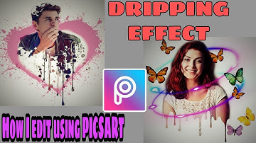 PICSART DRIPPING EFFECT | PICSART EASY EDITING | HOW TO EDIT | TULO EFFECT