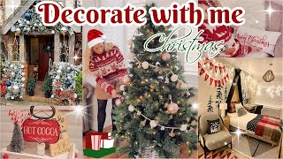 DECORATE WITH ME FOR CHRISTMAS 2021!  ENTIRE HOUSE + FESTIVE PORCH 🎄✨