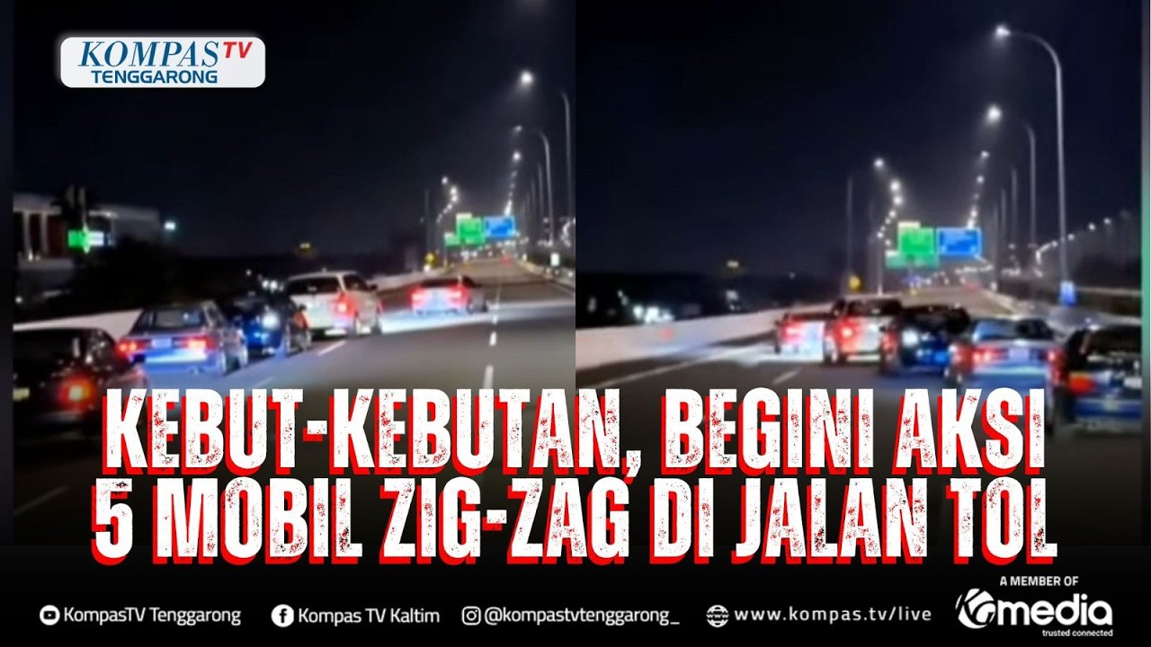 5 Mobil Zig Zag dan Kebutan di Tol Becakayu Jakarta Timur, Polisi Buru Pengemudi